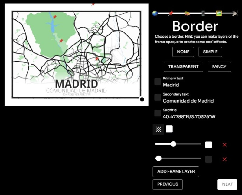 crear mapa personalizado mappin_border