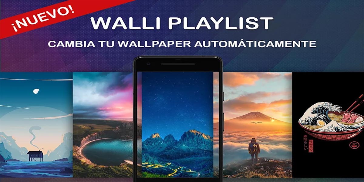Walli es una de las mejores aplicaciones en el mundo de los fondos de pantalla para móviles
