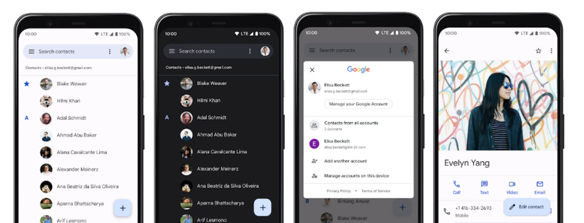 Google facilita la gestión de nuestros contactos con su app para Android