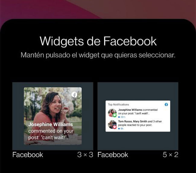 facebook widgets
