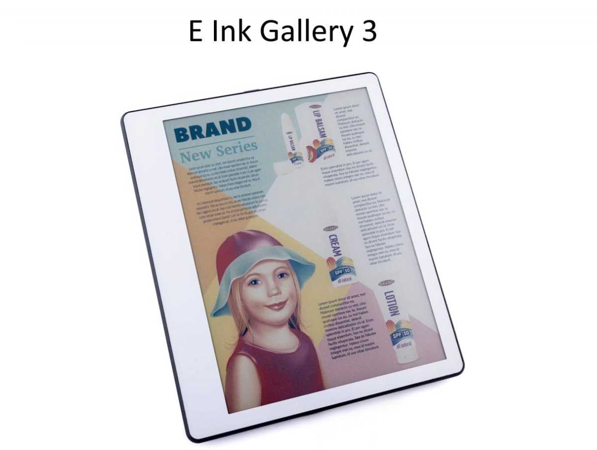 E Ink Gallery 3