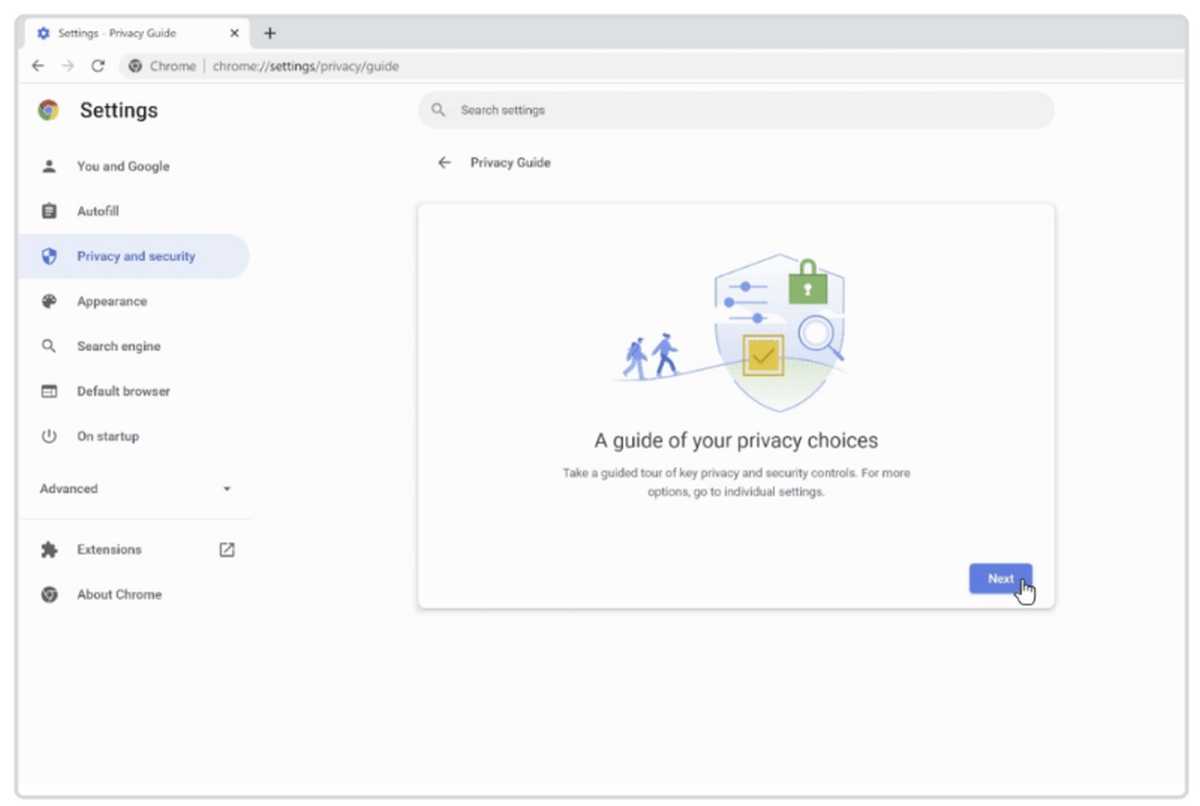 Privacy Guide de Chrome