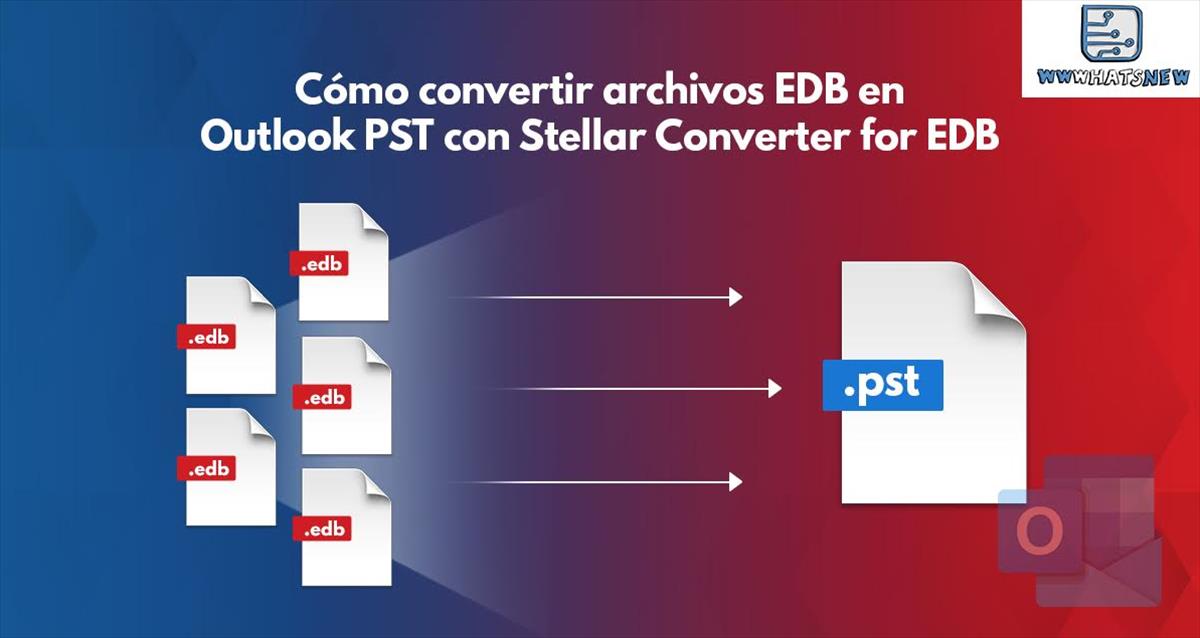 Cómo convertir archivos EDB en Outlook PST con Stellar Converter for EDB