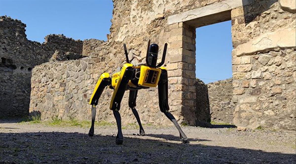 El famoso perro robot ahora es guardián de Pompeya
