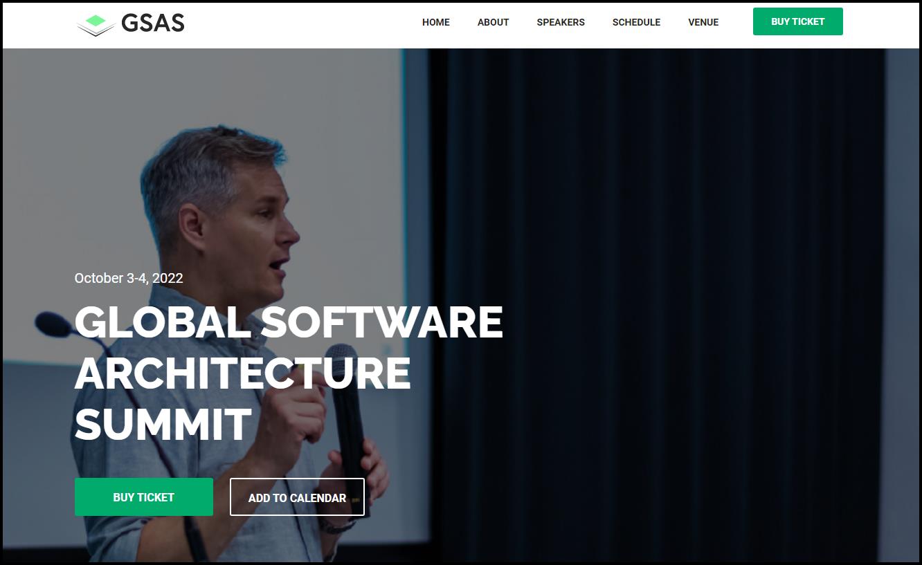 Así es la agenda del Global Software Architecture Summit de 2022