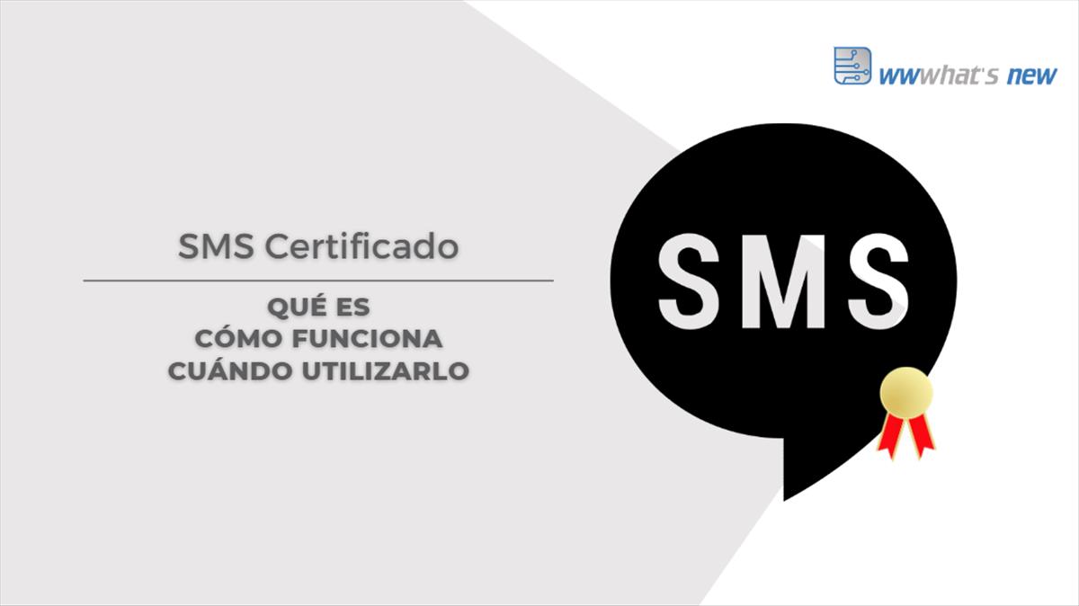 sms certificado