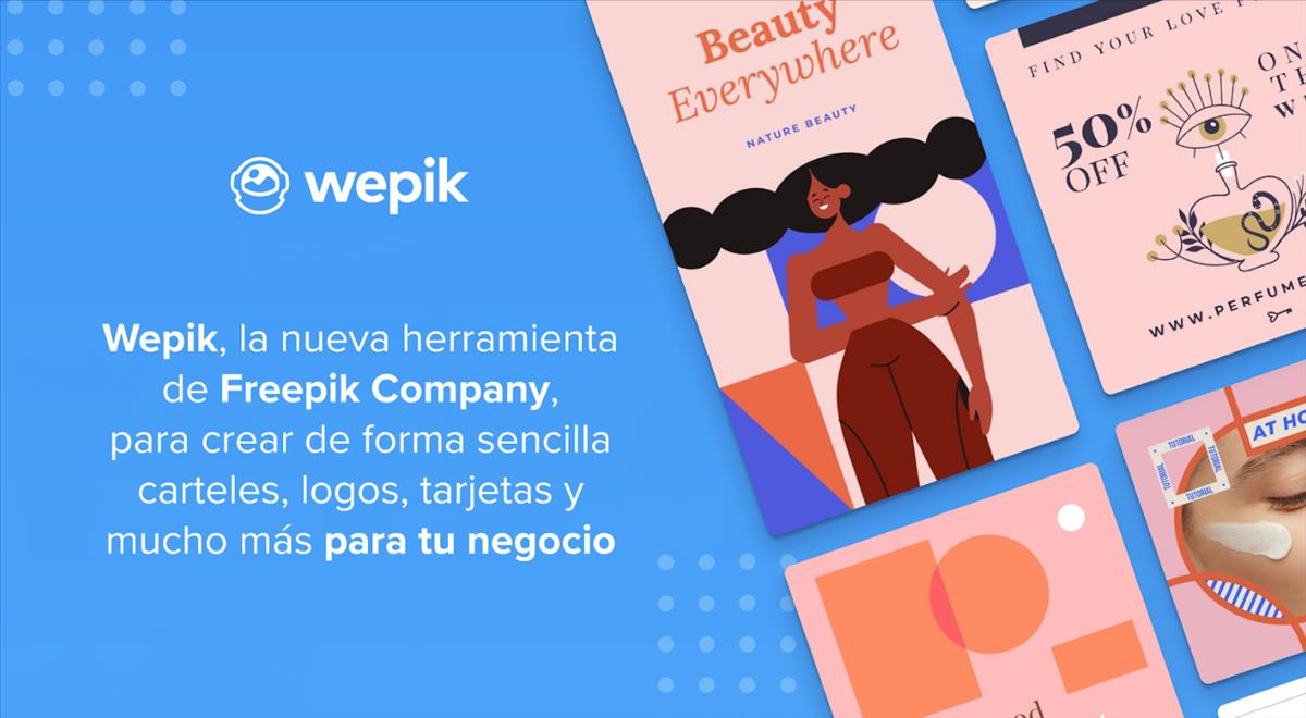 Wepik, herramienta gratis para crear diseños personalizados, de Freepik