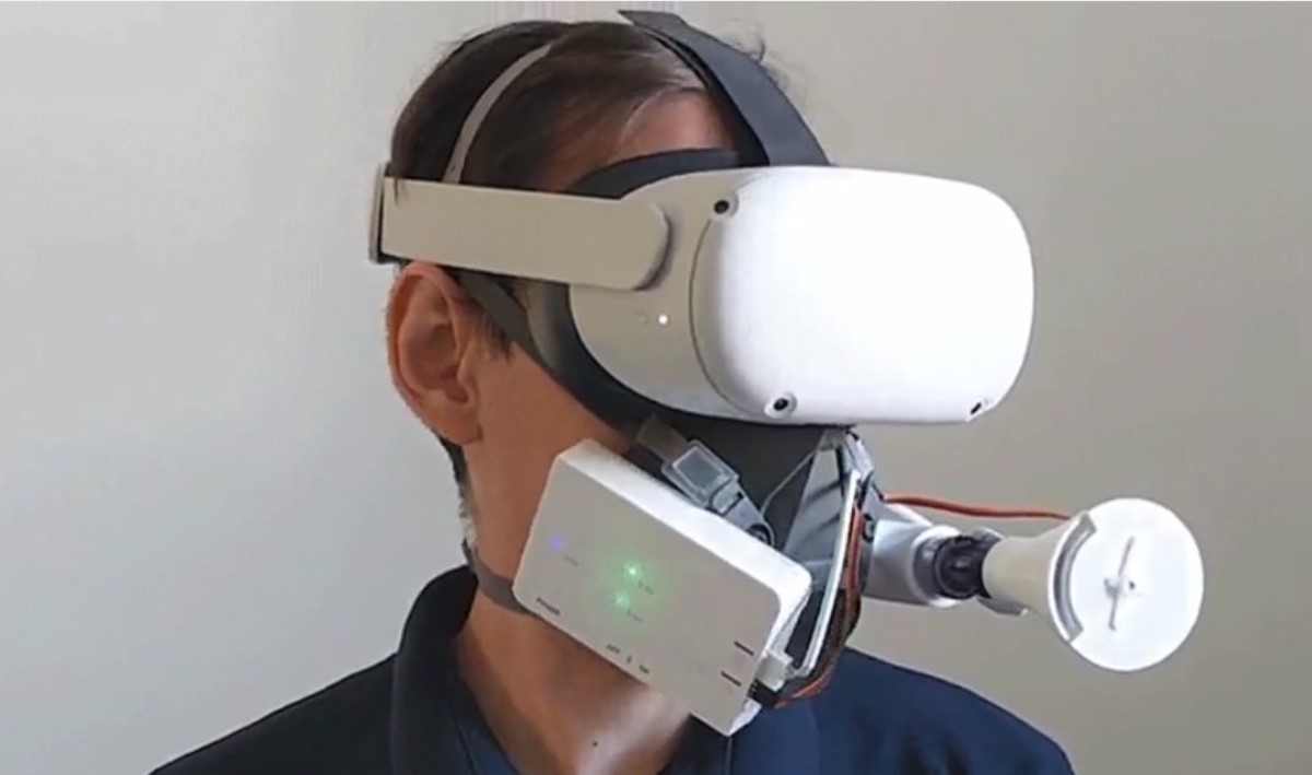 Crean mascara que simula la sensación de asfixia dentro de la realidad virtual