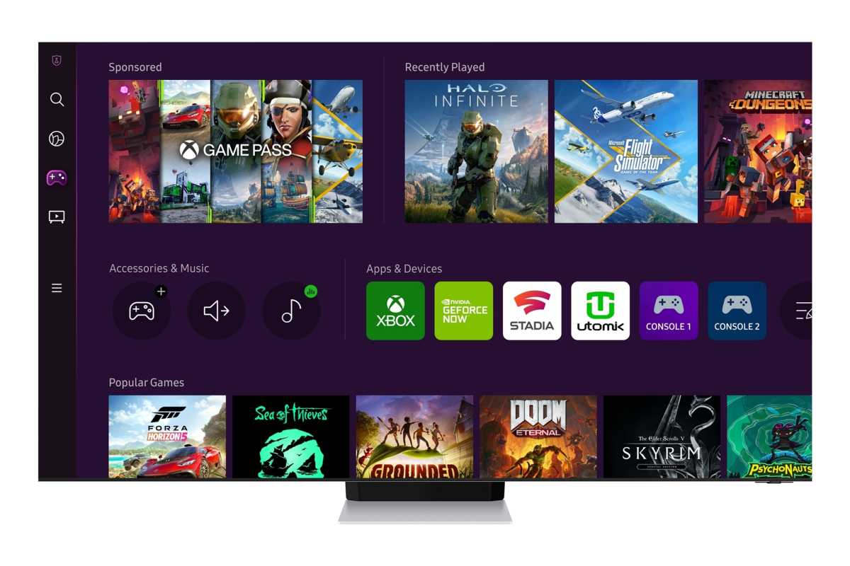 Samsung lanza Gaming Hub en televisores 2022 para acceder a juegos en la nube y más