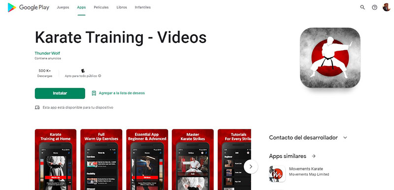 apps para aprender karate_karate training