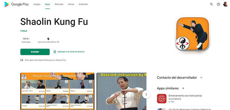 apps para aprender karate_shaolin kung fu