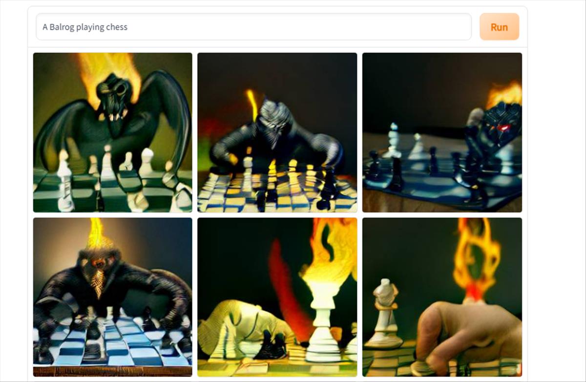 balrog jugando ajedrez