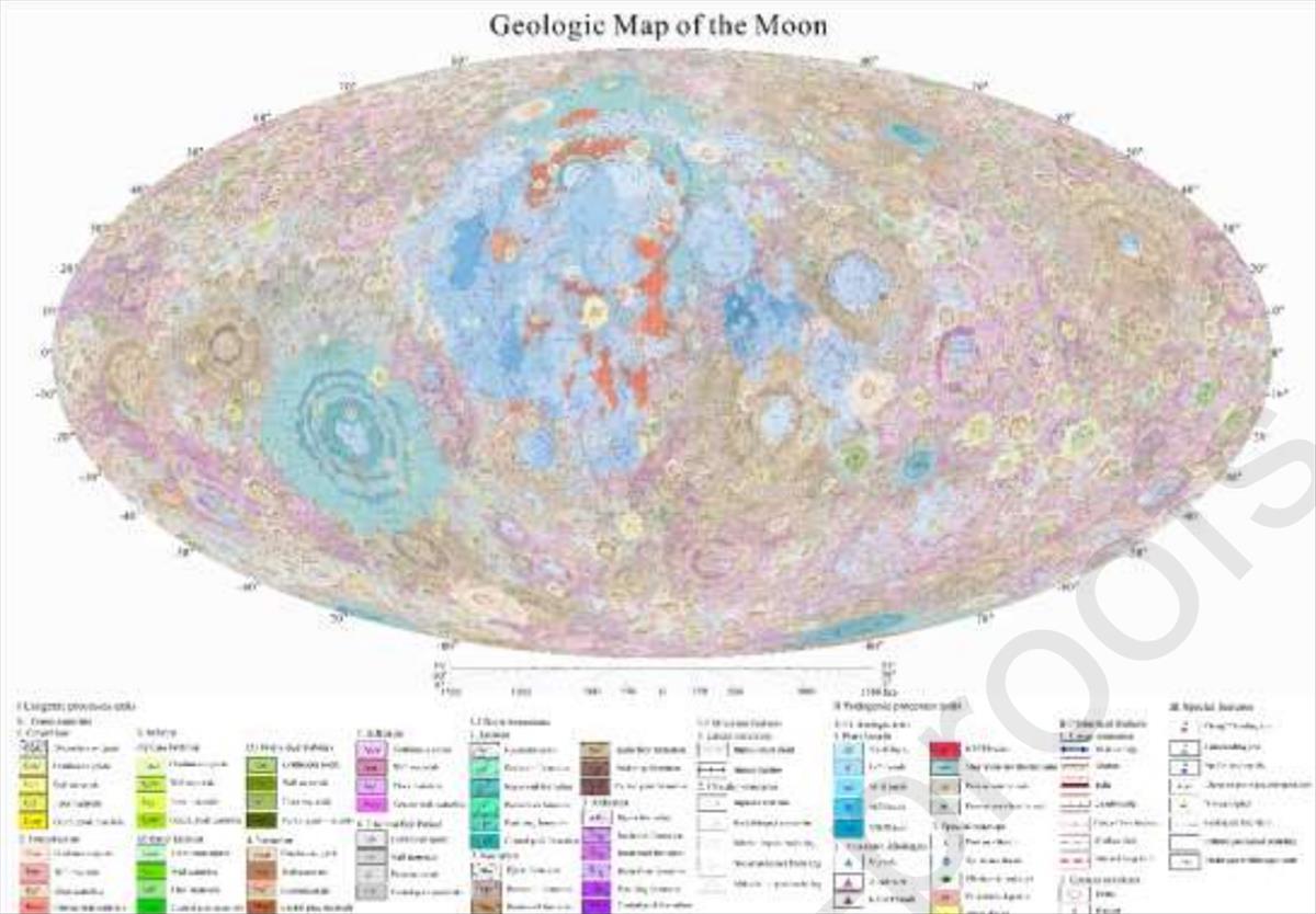 mapa de la luna