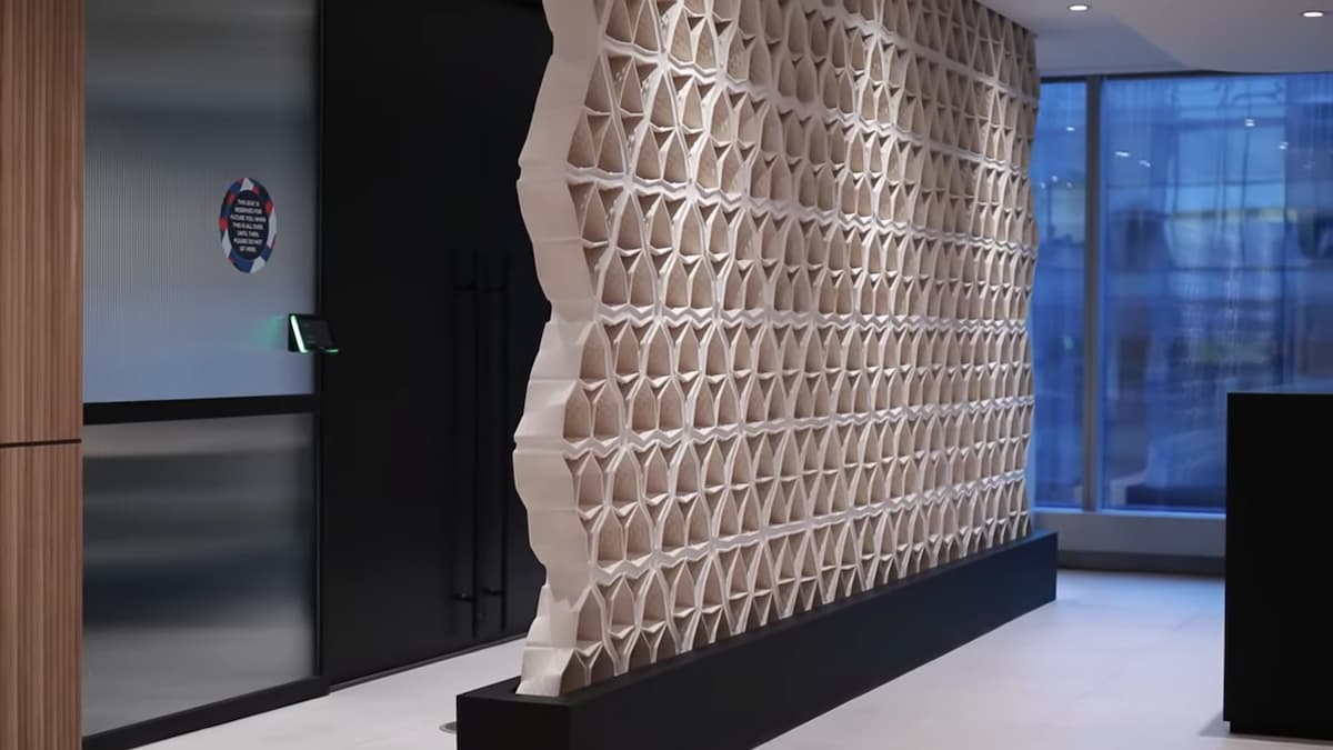 HIVE - 3D Printed Masonry Wall
