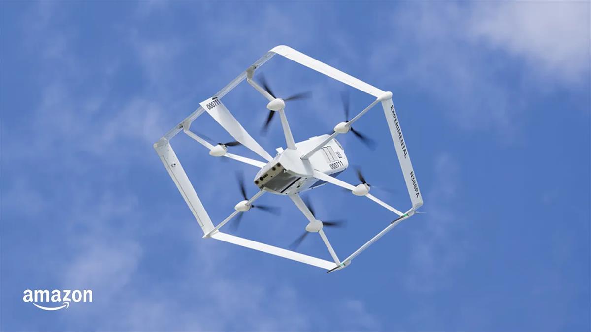 Amazon entregará paquetes en menos de 5 horas usando drones en California y Texas