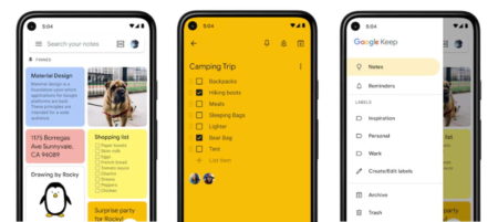 Google Keep tiene una función para compartir imágenes en pantalla dividida