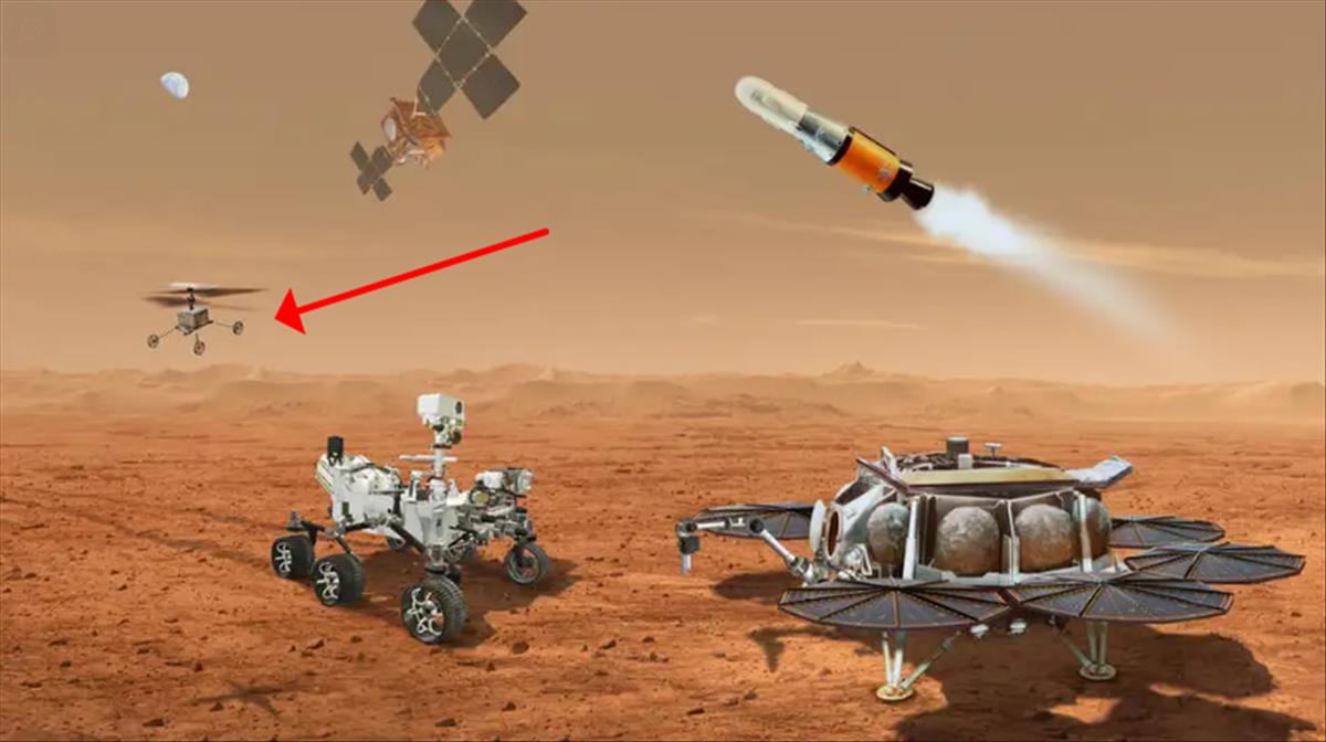 Helicópteros con ruedas en Marte, lo nuevo de la NASA