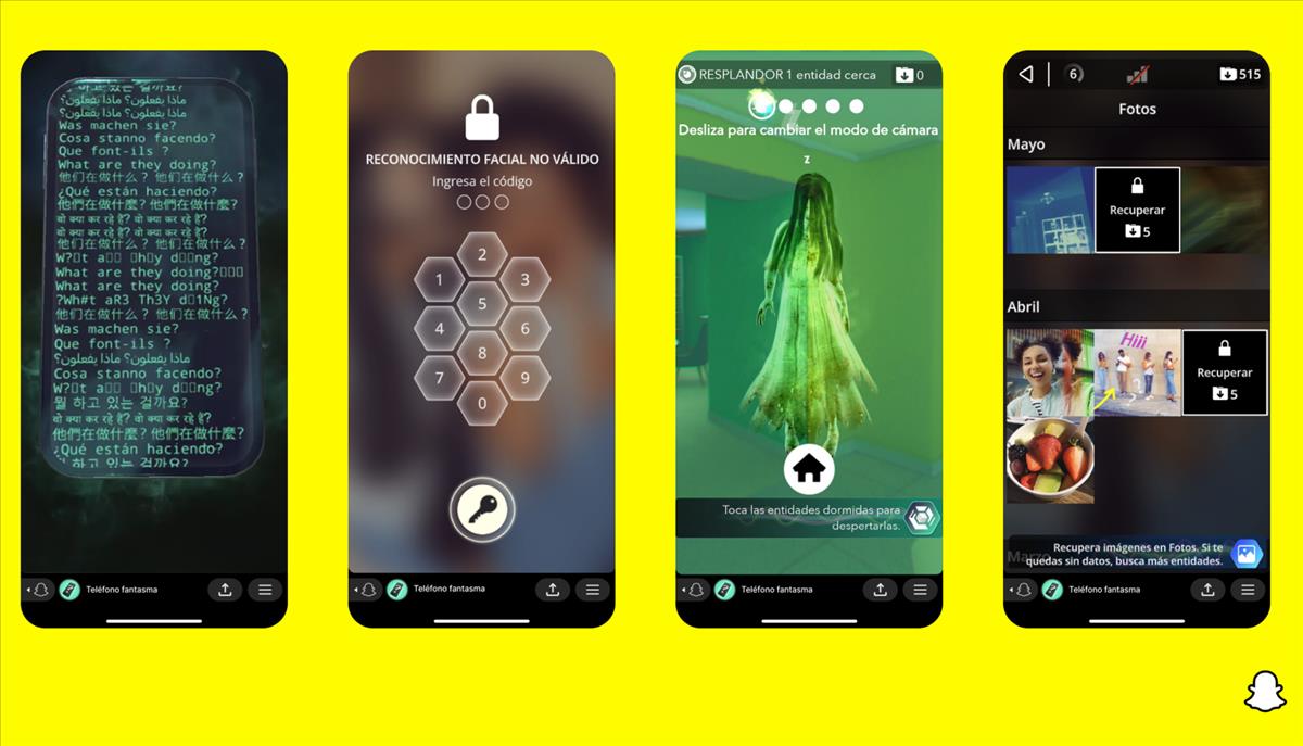 Un juego de terror en Realidad Aumentada, el primero de Snapchat
