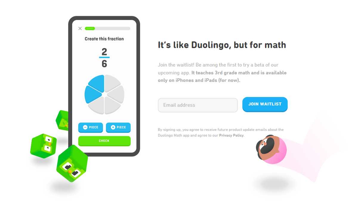 Duolingo empieza a hacer realidad su plataforma de aprendizaje de matemáticas