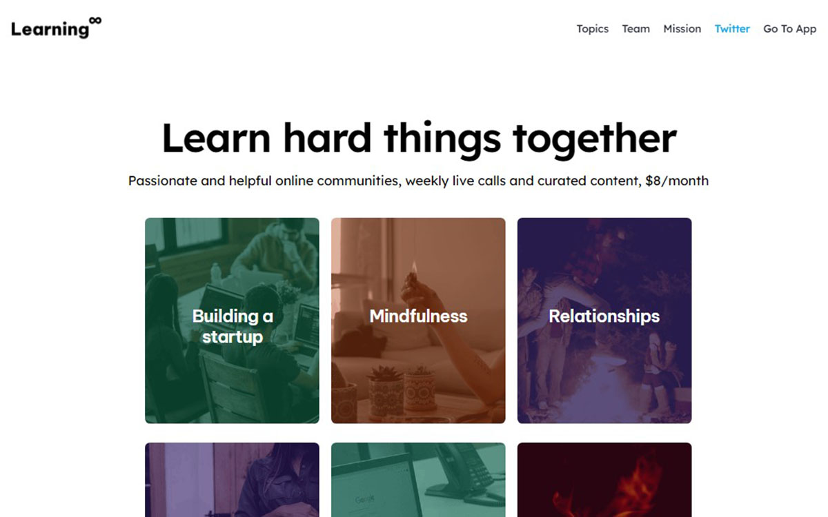 Learning Loop, plataforma donde podrás aprender y compartir tu pasión con otras personas