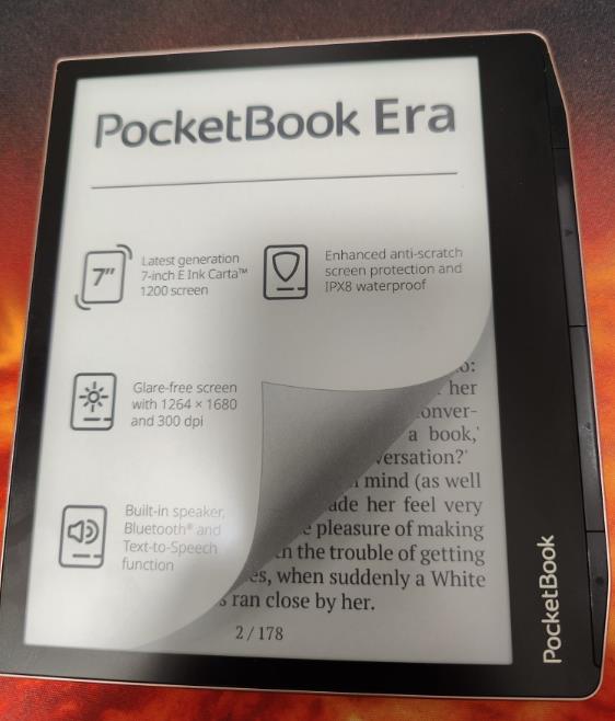 Libro electronico pocketbook era ereader 7pulgadas plata stardust 16 gb