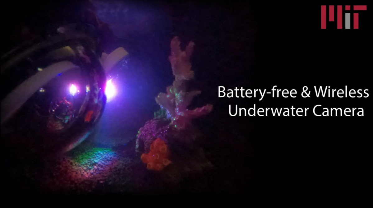 Crean cámara submarina sin pilas e inalámbrica para explorar el océano