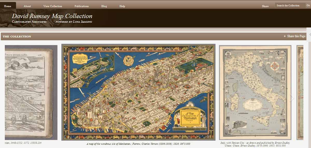 Página web con más de 100 mil mapas históricos para explorar