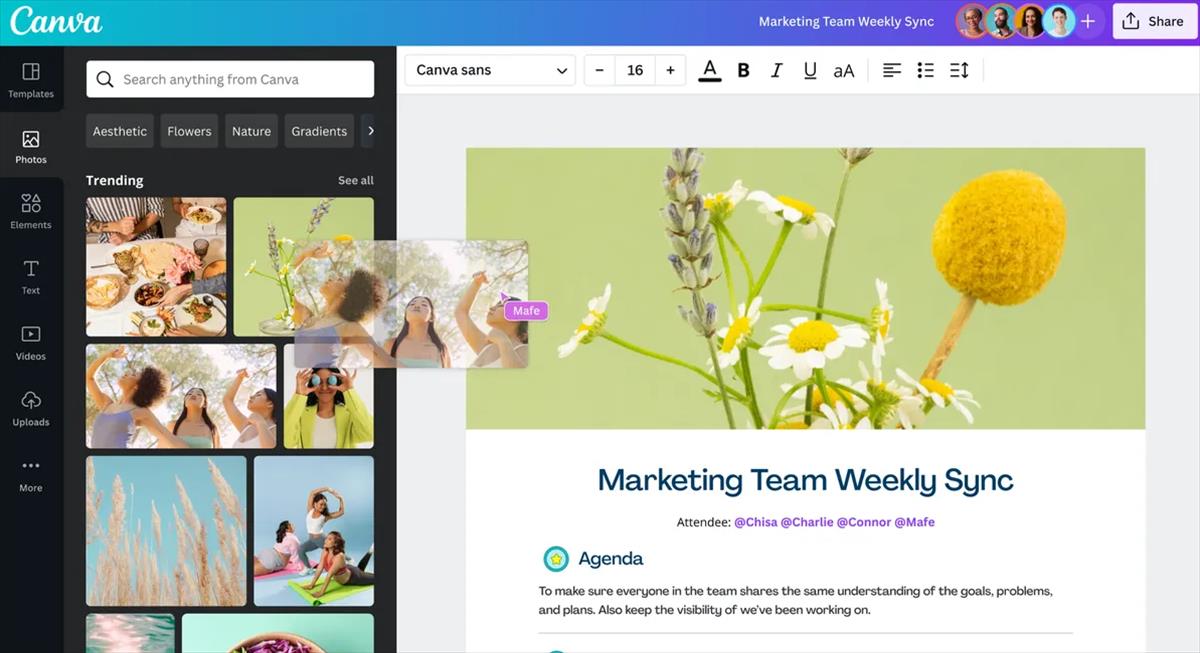 Canva Docs, para competir con Word y Google Docs