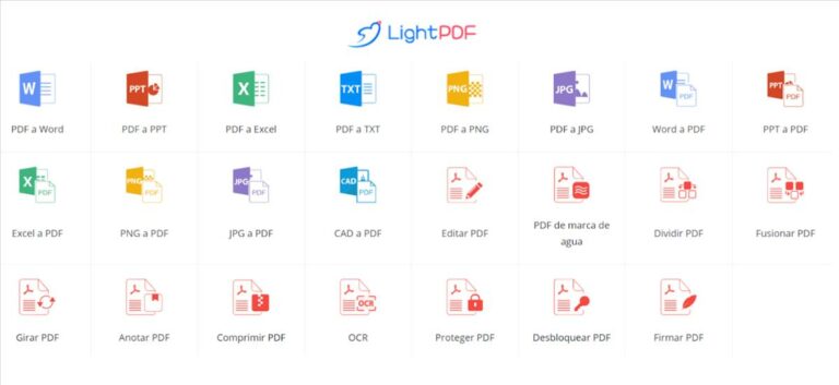 Lightpdf Todas Las Herramientas Que Necesitas Para Trabajar Con Archivos Pdf