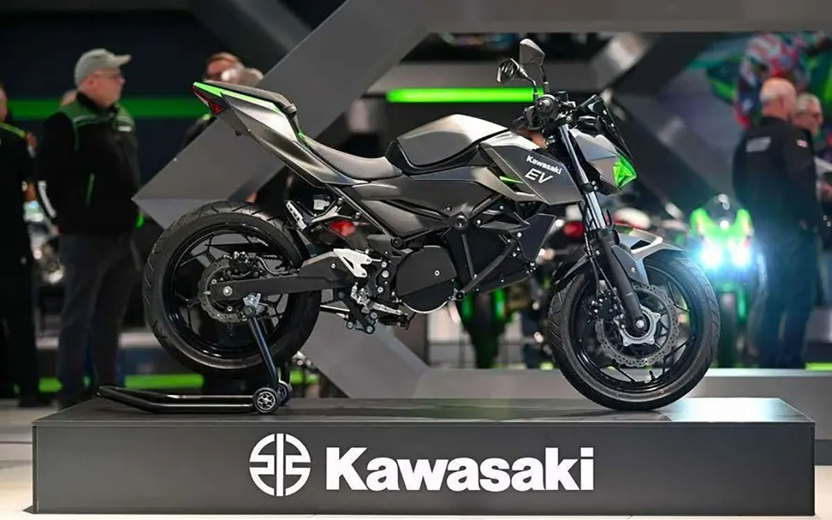 Kawasaki presenta el prototipo de lo que será su primera moto eléctrica