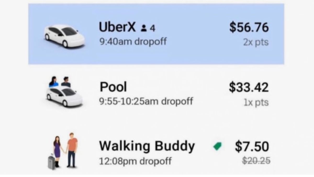 Uber no ofrecerá el servicio de «compañeros de caminatas», es una noticia falsa