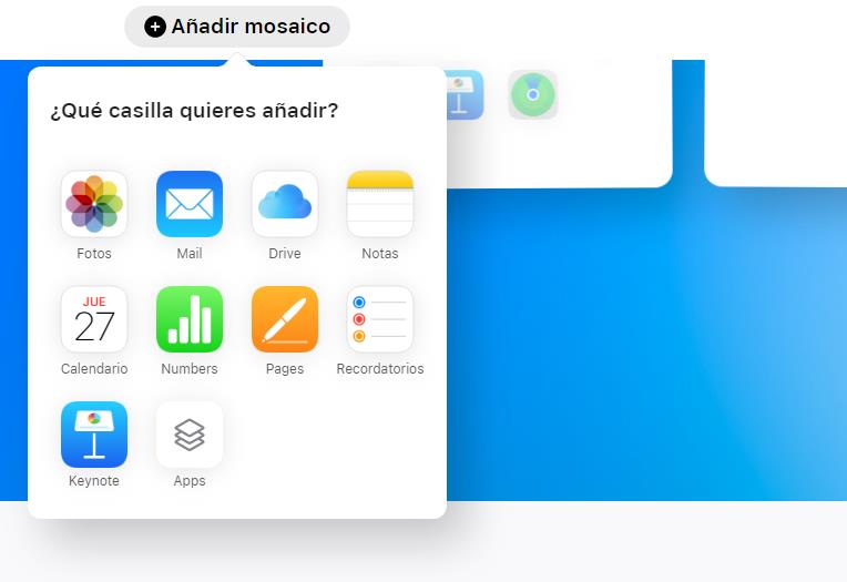 iCloud web, nuevo diseño para la página principal de la nube de Apple