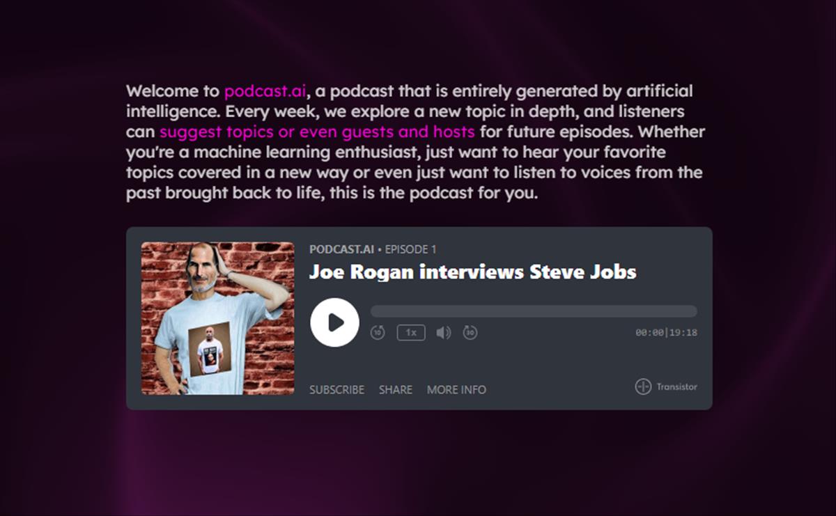 steve jobs en podcast
