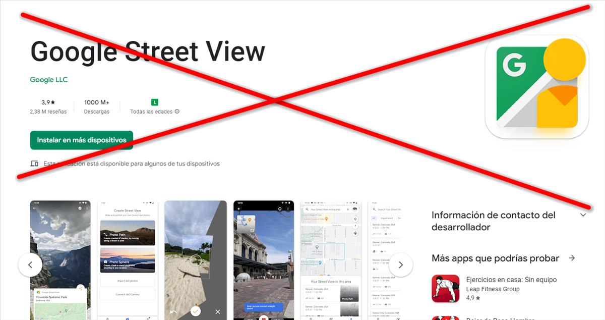 Google Street View dejará de ser una app independiente, solo estará dentro de Google Maps