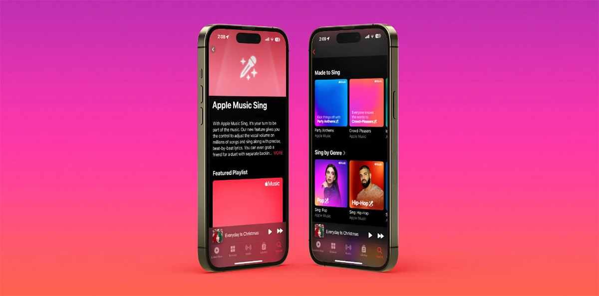Apple Sing la interfaz de karaoke de Apple Music que seguro querrás probar