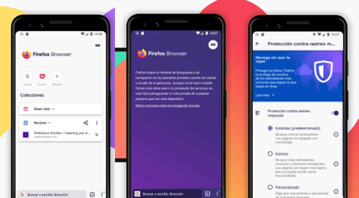 Firefox tiene una nueva función que impide que recopilen información de nuestra actividad en Android