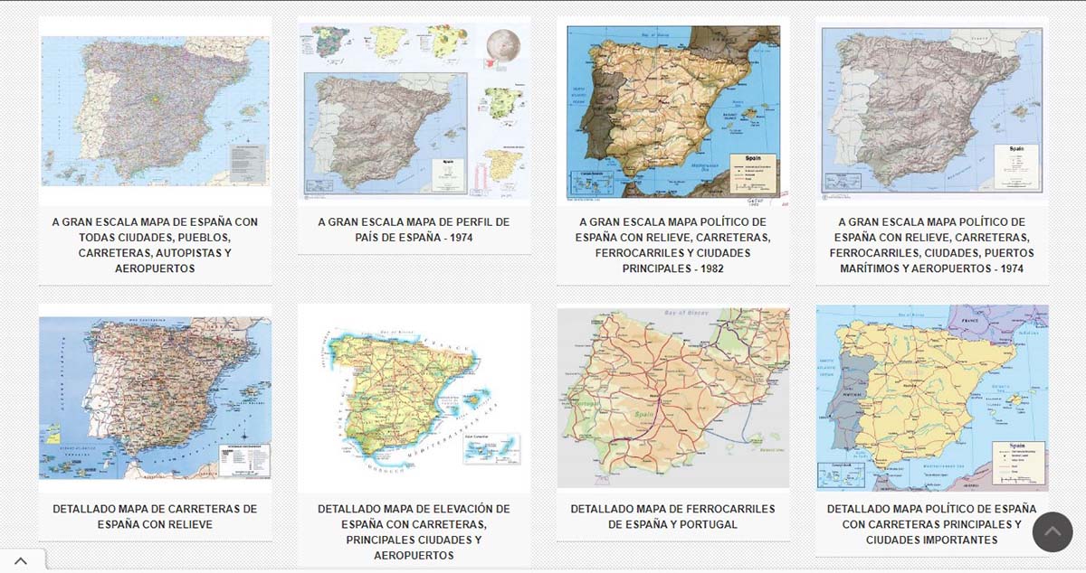 Mapas antiguos, modernos, geográficos, urbanos, para imprimir y para estudiar
