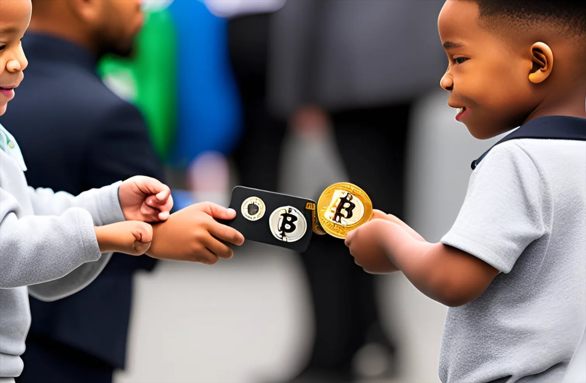 bitcoin entre niños