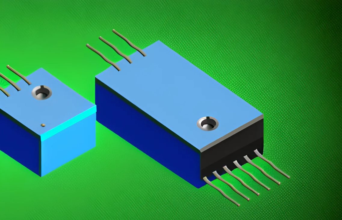 imagen abstracta de transistores