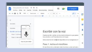 El dictado por voz será más fácil de usar en Google Docs