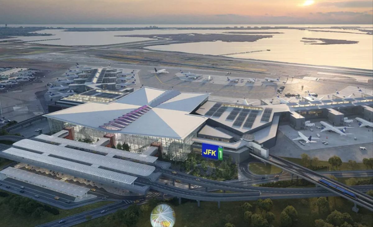 Nuevo terminal del aeropuerto de Nueva York usará 13.000 paneles solares