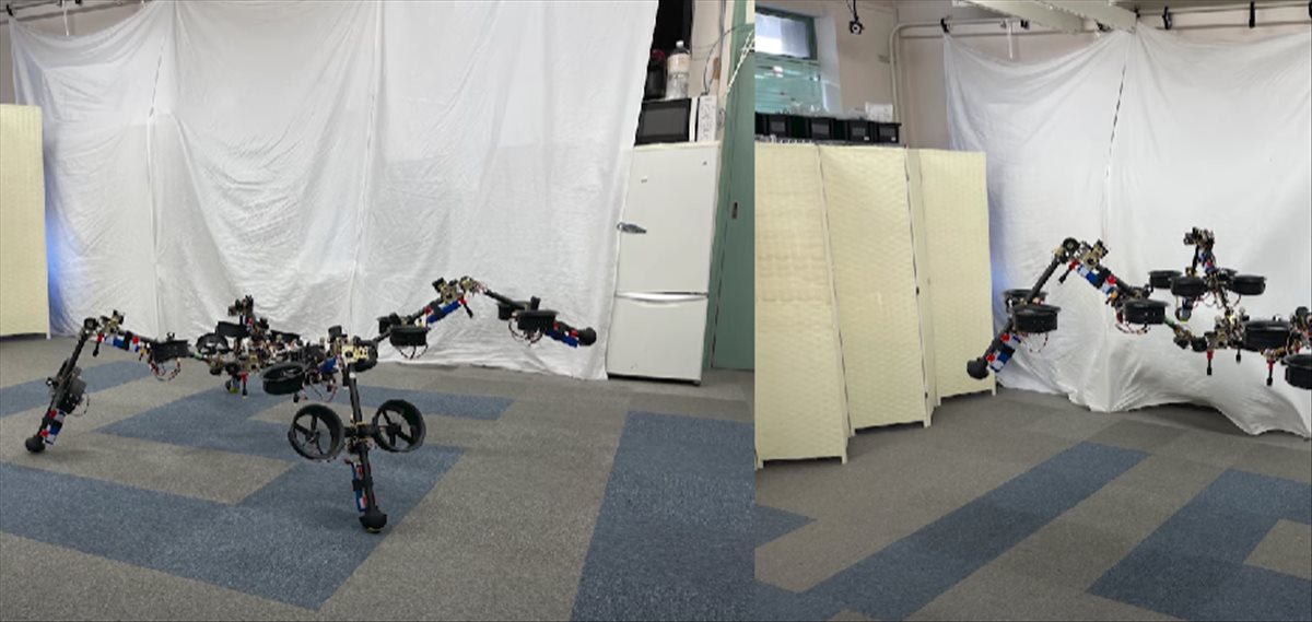 Un robot araña volador que puede aportar mucho al mundo de la robótica