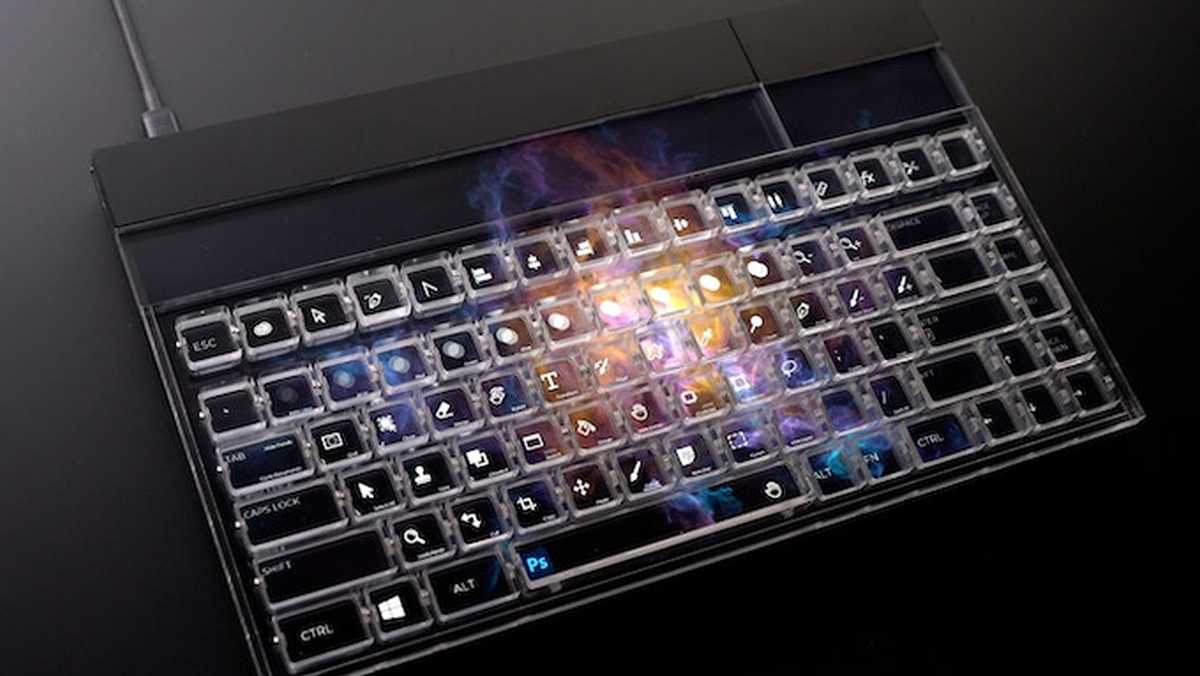 Un teclado para ordenador de lo más futurista posible llega a Kickstarter