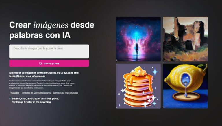 Cómo Usar El Creador De Imágenes De Bing Desde Cualquier Navegador