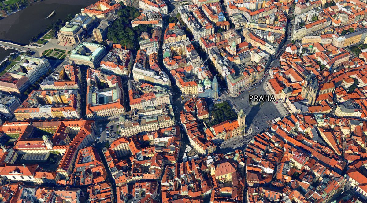 Praga en 3D, un impresionante mapa online para no perder detalle
