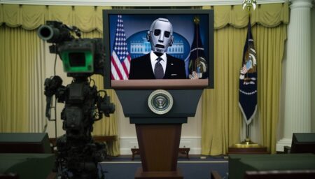 robot como presidente