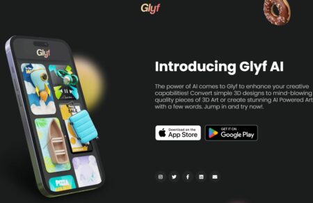 Glyf 3D AI Art Generator: una buena idea para crear imágenes en 3D usando IA, pero mal desarrollada