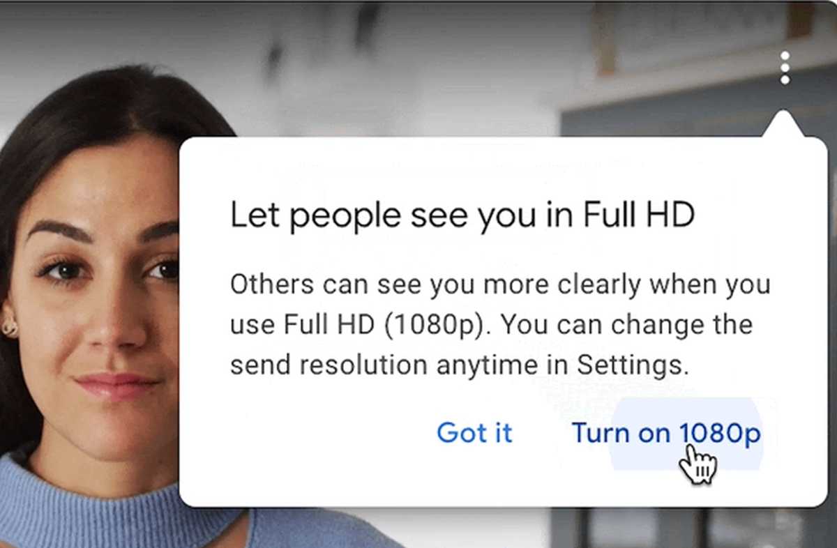 Google Meet ya soporta llamadas en vídeo a 1080p, pero sólo para ciertas cuentas Workspace y One