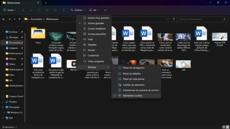 Para ocultar archivos y carpetas en tu PC con Windows 11