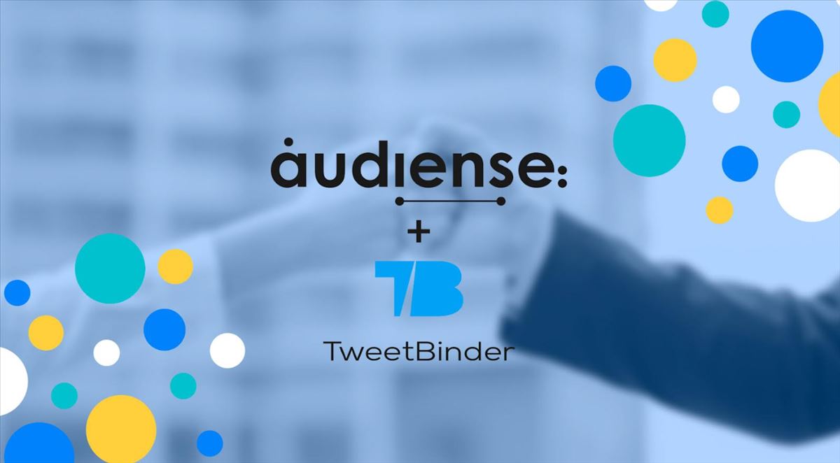 Audiense adquiere Tweet Binder: consolidación en el análisis de redes sociales
